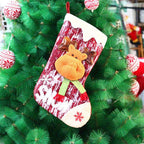 Christmas Knitted Fabric Doll Gift Bag