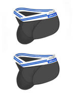2-pack Men's Sexy Semi-transparent Mesh Briefs