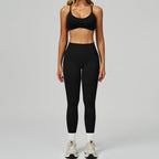 Seamless Yoga Set High-waisted Fitness Workout Outfit