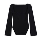 Women's Off-neck Pullover Long Sleeve Top Bottoming Sweater