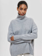 Women's Turtleneck Sweater - Soft Long Sleeve Pullover for Winter | Premium Knit Top