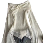 Figure-flattering Slimming 3D Floral Womens Blouse T-shirt Top
