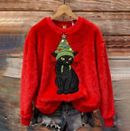 Christmas Retro Green Unisex Sweater