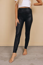 Salem Leopard Textured Leggings