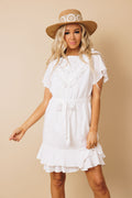 Let's Dance Tassel Wrap Dress
