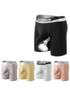 2 Pack Men's Supportive Separated Pouch Ultra-Soft Anti-Chafing Midway Briefs