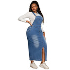 Casual And Versatile Denim Slimming Dress