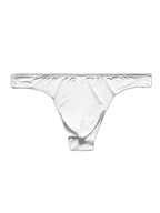 4 Pack Men's Seamless Ice Silk Sports Sexy Solid Color Thong & Strings