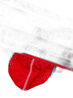 2 Pack Men's Sexy Elastic Waist Micro Mesh Cup Thong