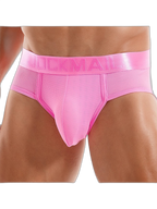 Men's Solid Color Mesh Breathable Sports Fitness Briefs