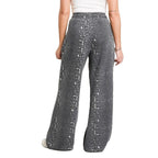 Fashionable Casual Hooded Sweatshirt And Wide Leg Pants Leopard Print Set