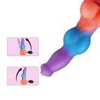 Simon - 9.3 Inch Vibrating Squirting Dildo - Glow In The Dark Dildo