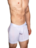 2 Pack Men's Trendy Breathable Ice Silk Boxer Briefs