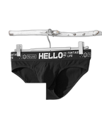 Men's Cotton Ribbed Breathable Briefs with 3D Pouch