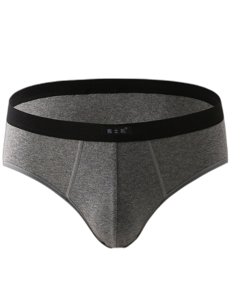 4 Pack Cotton Support U Convex Pouch Briefs