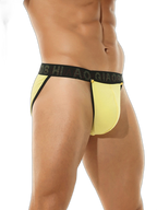 3 Pack Men's Large Pouch Button Waistband Briefs
