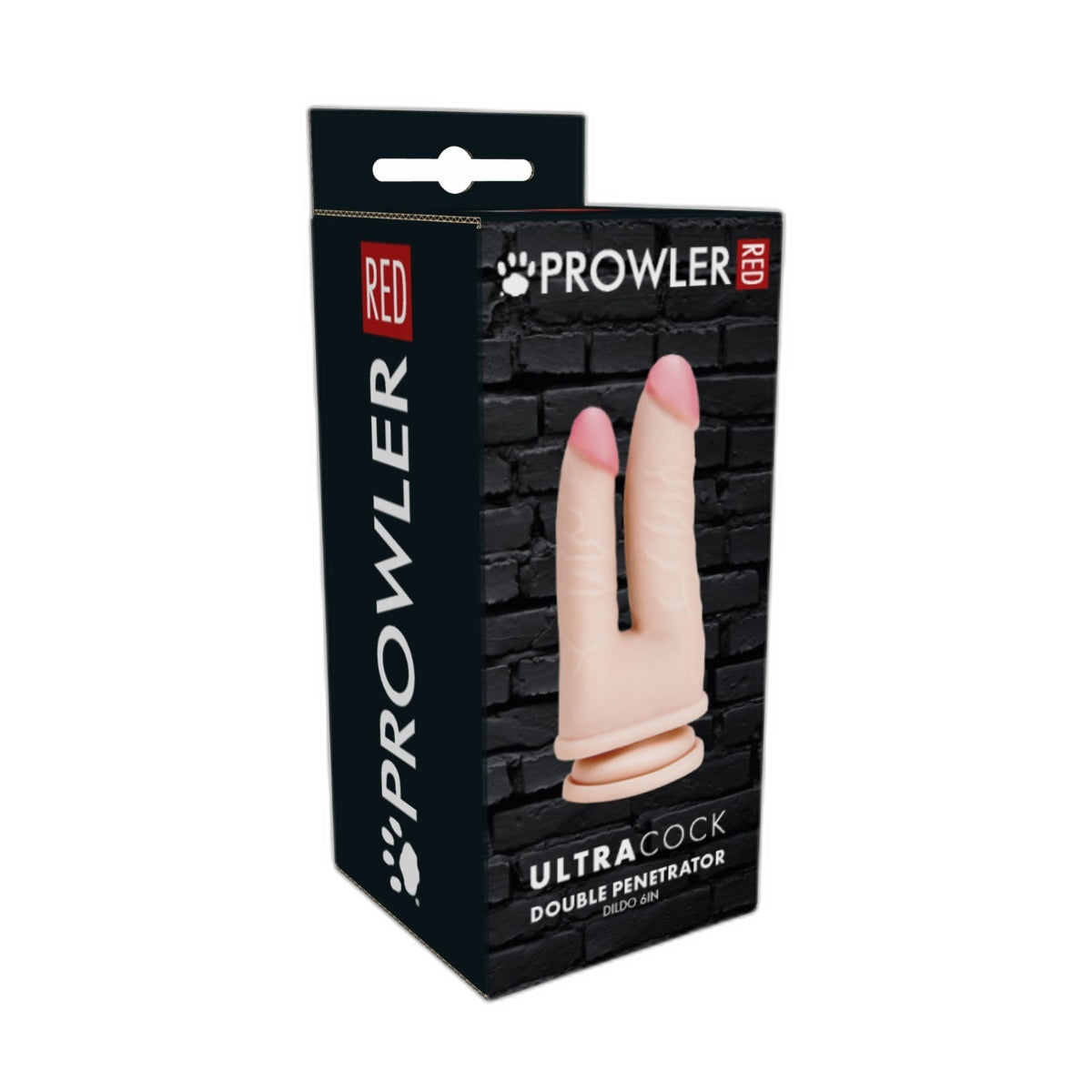 Prowler RED Ultra Cock Double Penetrator Dildo Pink 6 Inch