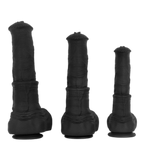 ruff GEAR Silicone Dark Horse Realistic Dildo 11.5 Inch