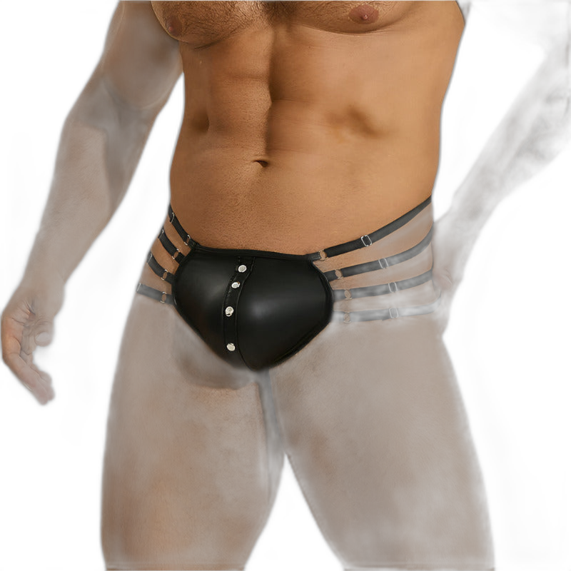 Leather Strap Thong
