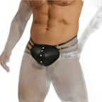 Leather Strap Thong