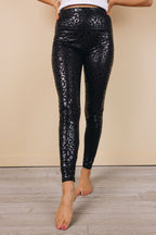 Salem Leopard Textured Leggings