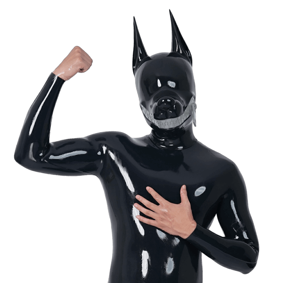 Furrjoi Zipper Dog Hood Black