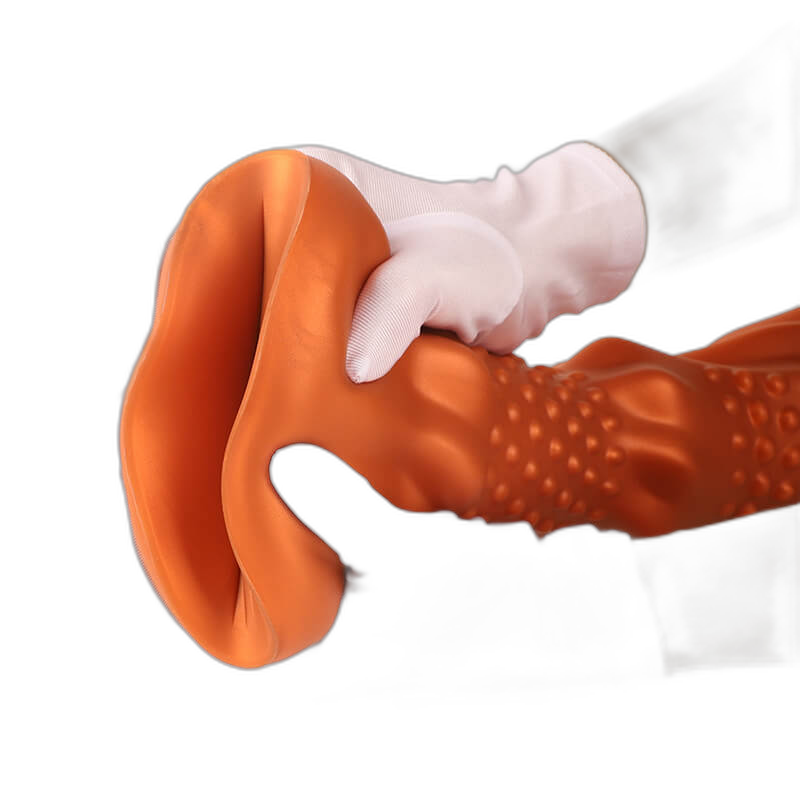 OrbArmor - Textured Silicone Dildo - Suction Cup Dildo