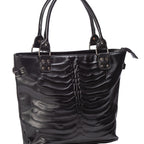 Fashion Relievo Embossed Skeleton Skull Handbag