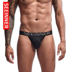 Cotton Sexy Low-waist Thongs Men's Underwear