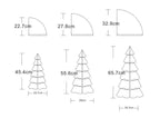 Handmade Christmas Tree Quilt Cover Ruler Christmas Pattern Quilting Template