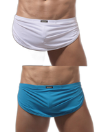 Men's Sexy Side Split  Boxers With Support Pouch