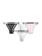 2 Pack Men's Sexy Seamless Semi-Transparent Thong & Strings