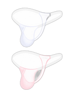 2 Pack Men's Sexy Seamless Semi-Transparent Thong & Strings