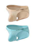 2 Pack Men's Contoured Pouch Lightweight Briefs