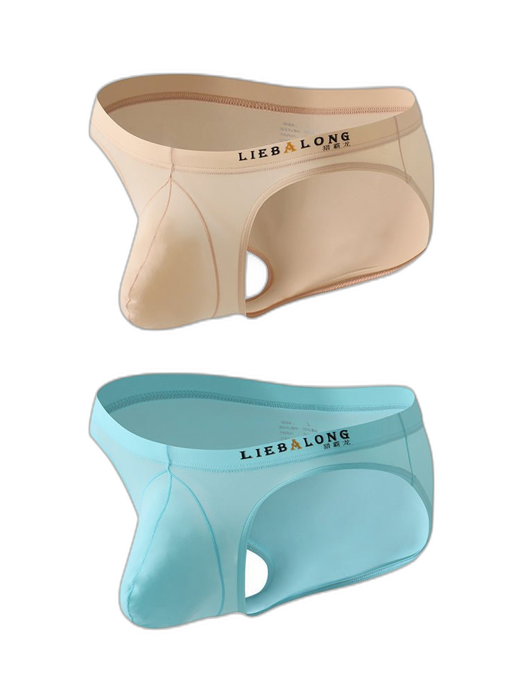2 Pack Men's Contoured Pouch Lightweight Briefs