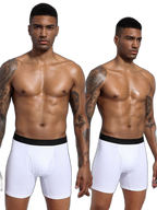 Multi-pack Men's Prevent Thighs Chafing Boxer Briefs
