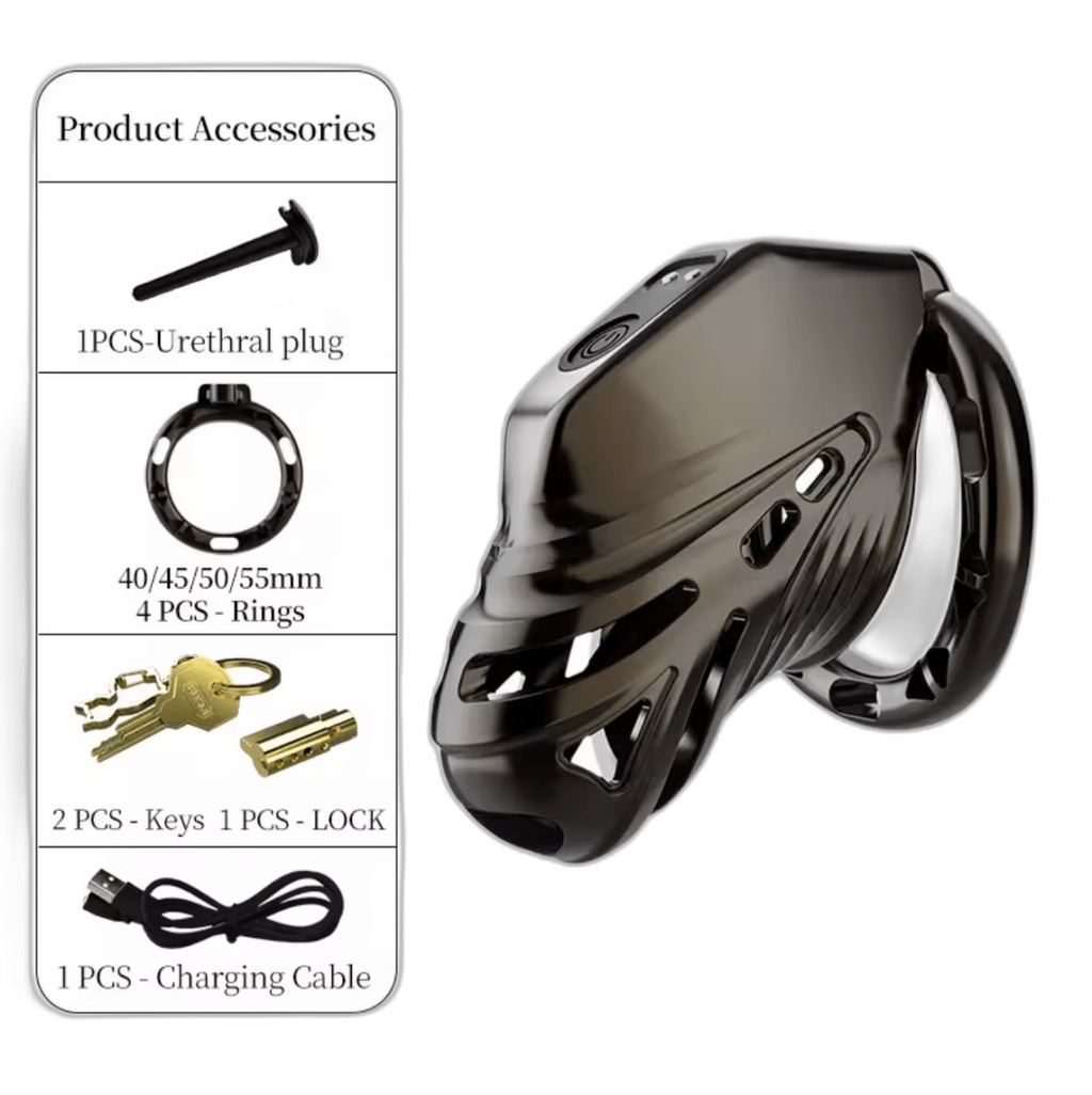 App Controlled Shock Chastity Cage