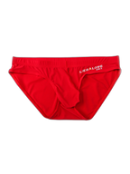 3 Packs of Men's Ice Silk Seamless Convex Pouch Briefs