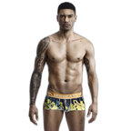 SEOBEAN Luxe Print Silk Low-Waist Boxers