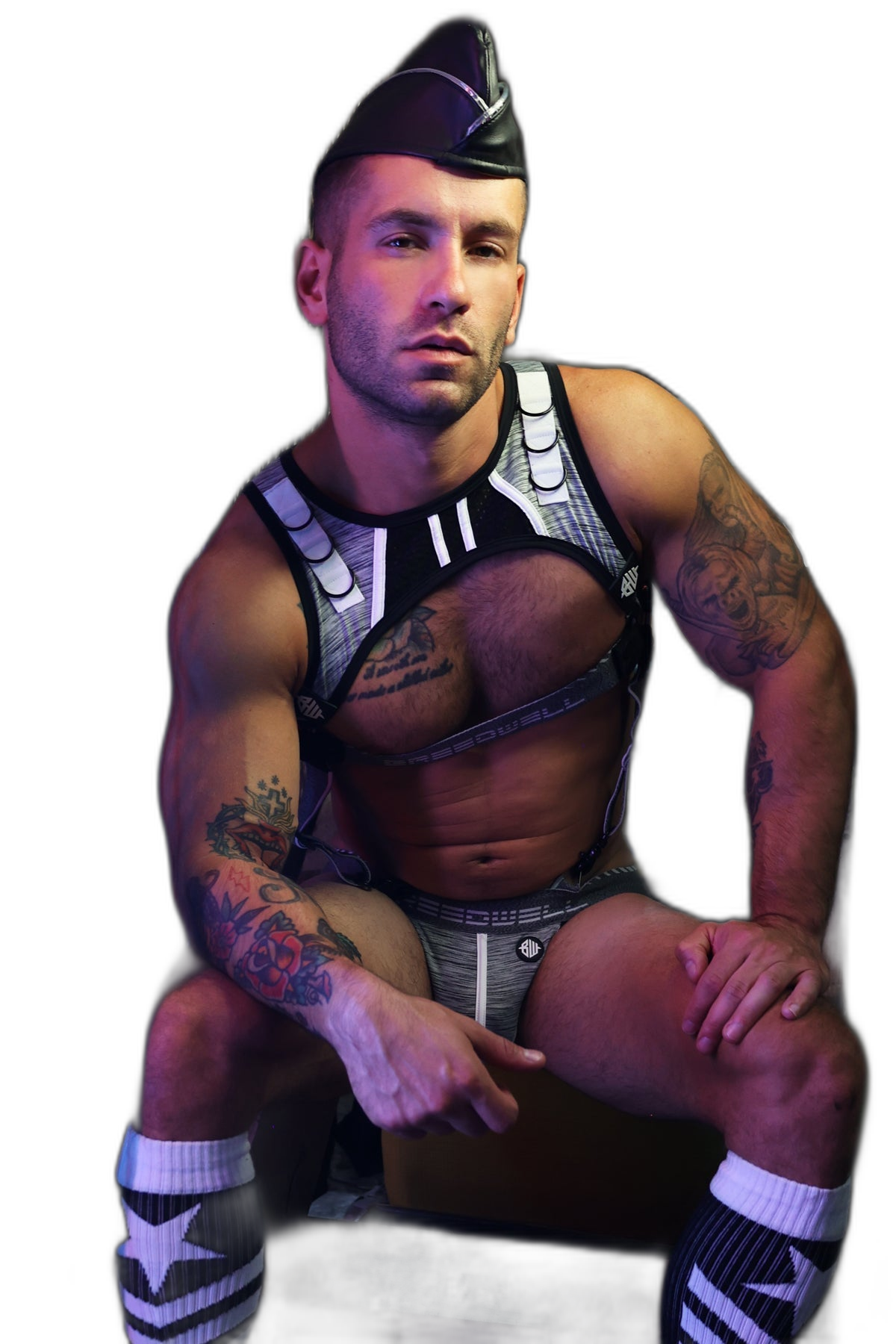 Breedwell Cockpit Tank Harness Heather Grey