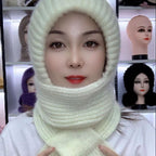 Hand-knitted Stylish And Versatile Outdoor Cold And Wind-proof Hat
