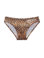 3 Pack ALLMIX Men's 3D Pouch Sexy Leopard Print Ice Silk Briefs