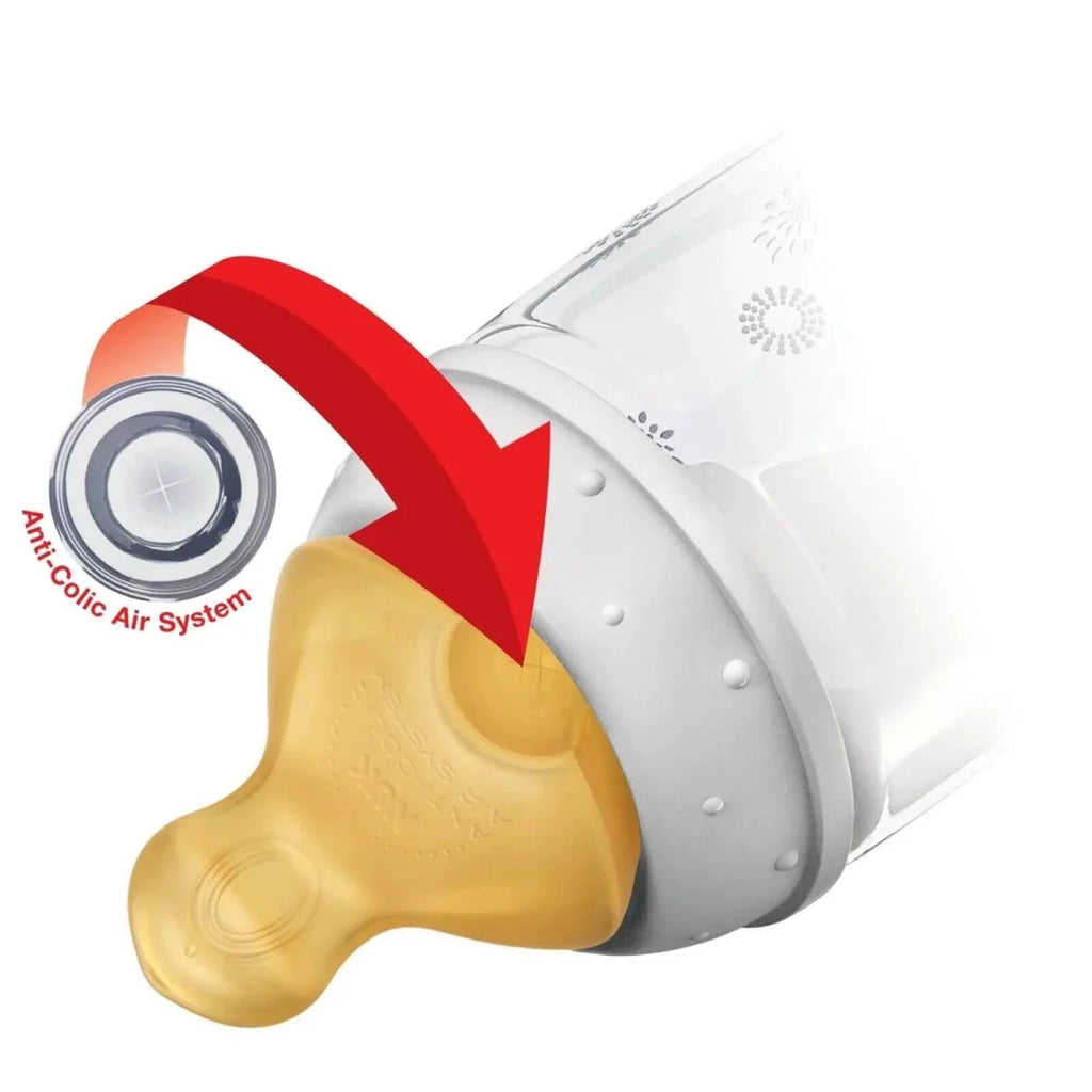 NUK First Choice+ Wide Latex Teats Medium Hole 6+ months