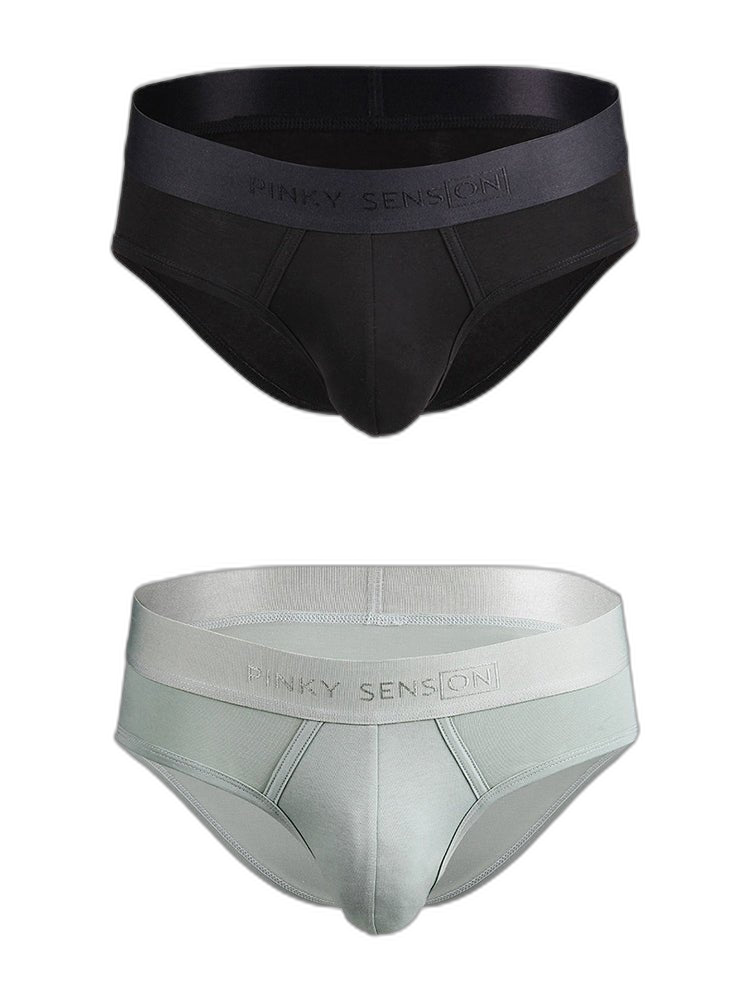 2 Pack Men’s Lightweight Cotton Pouch Briefs
