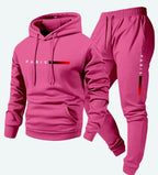 Loose Letter Sweater Coat Long Sleeve Trousers Cover