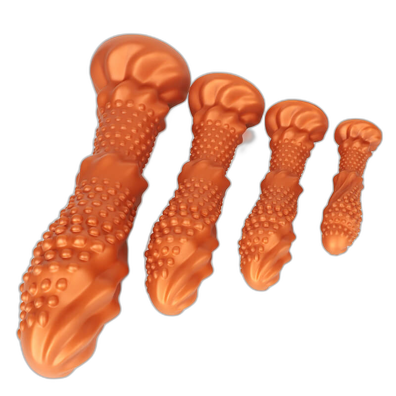 OrbArmor - Textured Silicone Dildo - Suction Cup Dildo