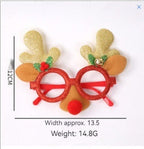 Dance Party Christmas Decorative Glasses Frame