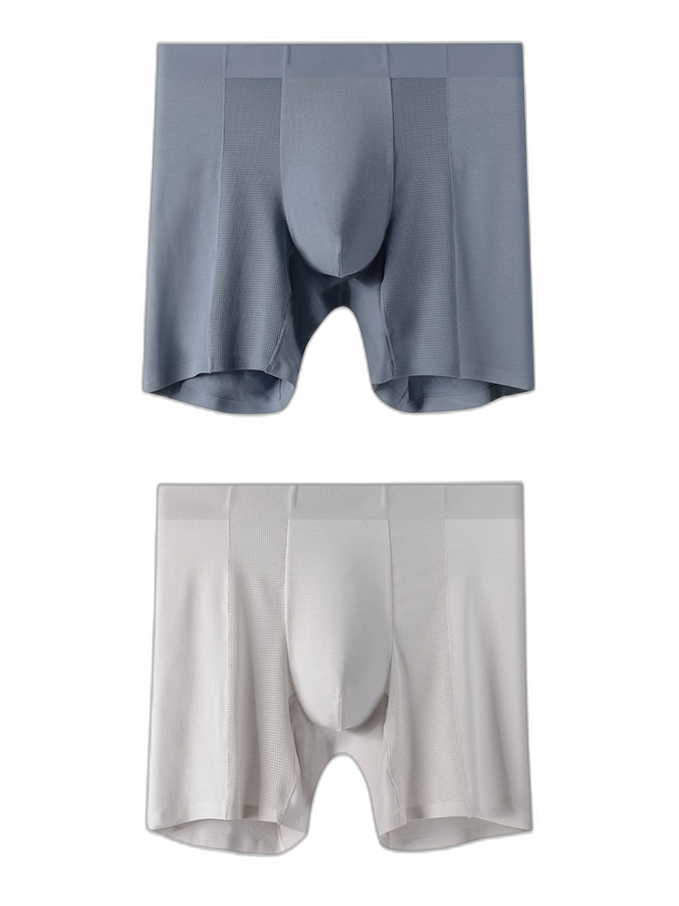 2 Pack Men’s Long Athletic Boxer Briefs