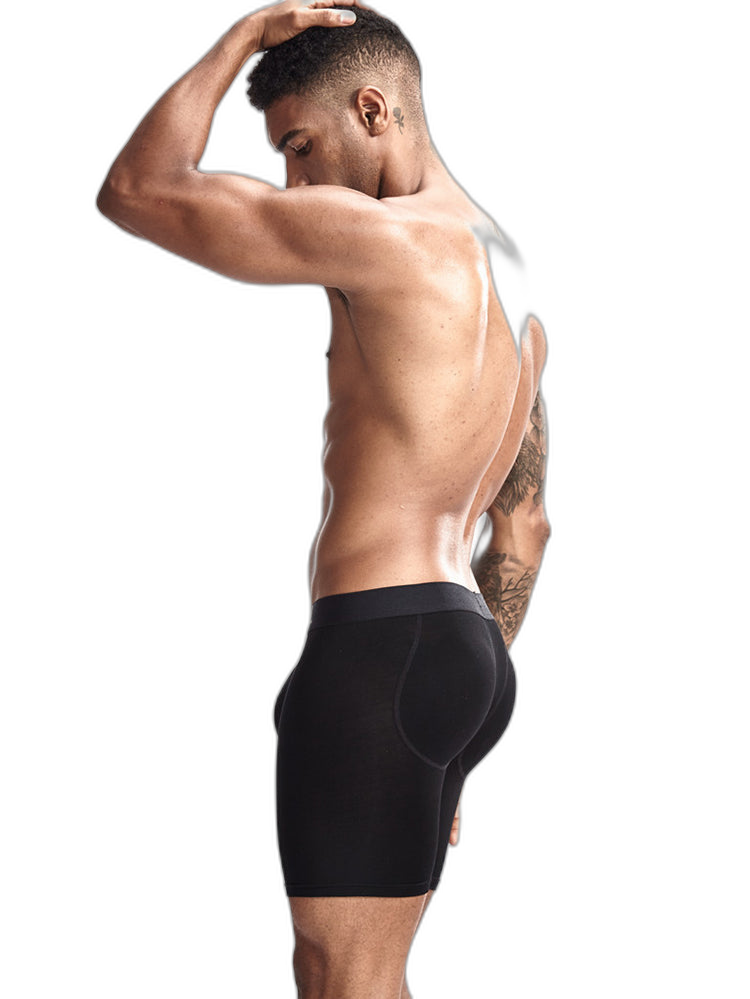 Men's U Convex Boxers Briefs Butt Enhancer Underwear