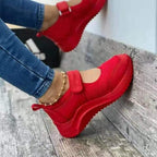 Wedge Velcro Casual Plus Size Sports Women's Shoes
